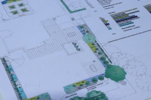 Pflanzplan im Gartenbau