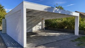 Carport mit Solardach